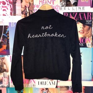 “Not Heartbroken” Black Forever 21 Jacket
